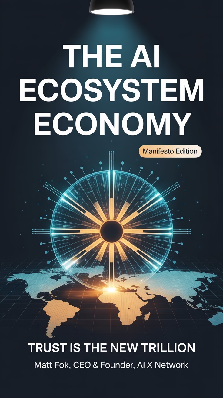 The AI Ecosystem Economy book cover by Matt Fok